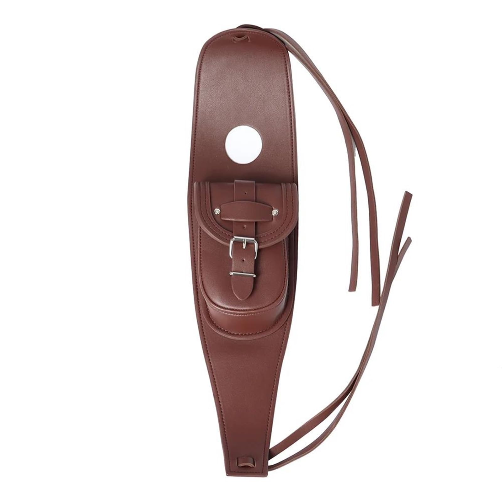 Motorrad Hecktasche Für Sport Für XL 883 Für XL883 1200 Für XL1200 Motorrad Gas Tank PU Leder Tasche Dash Konsole Center Beutel Pad Abdeckung Motorradtasche(Brown A) von Xxiucj