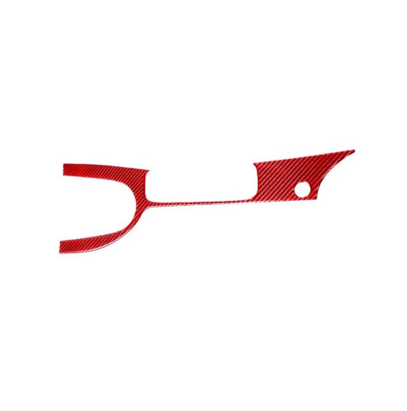 Schalttafelabdeckung Trims Für Boxster 996 1998-2004 Auto Carbon Fiber Red Aufkleber Innen Dekorative Zubehör Panel Schutz Rahmen Trim Aufkleber(Gear frame) von Xxiucj