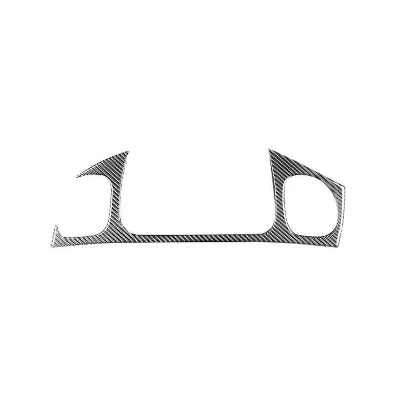 Schalttafelabdeckung Trims Für Chevrolet Für Corvette Für C5 1998-2004 Carbon Fiber Innen Auto Co-Pilot Instrument Panel Trim Rahmen Abdeckung Aufkleber Panel Schutz Rahmen Trim Aufkleber(Schwarz) von Xxiucj