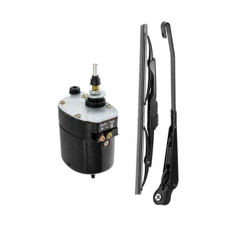 Scheibenwischer Für Willis Für Jeep Für Traktor Universal 12V Scheibenwischermotor Mit Klinge 7731000001 0390506510 Scheibenwischer Motor(Wiper and Motor) von Xxiucj