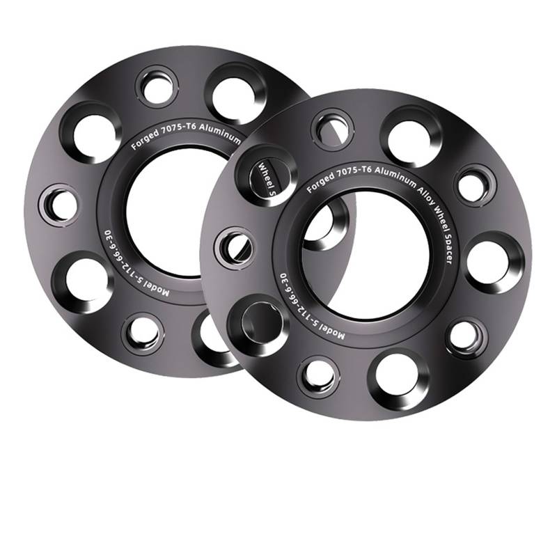 Spurverbreiterungen Für Benz Für C-Klasse Für AMG 2007-2024 2PCS 5x11 2 66.6 M14x1.5 Flansch Platte Spurverbreiterungen Nabe Verbreitert Adapter Wheel Spacers Hinten(2pcs 25mm) von Xxiucj