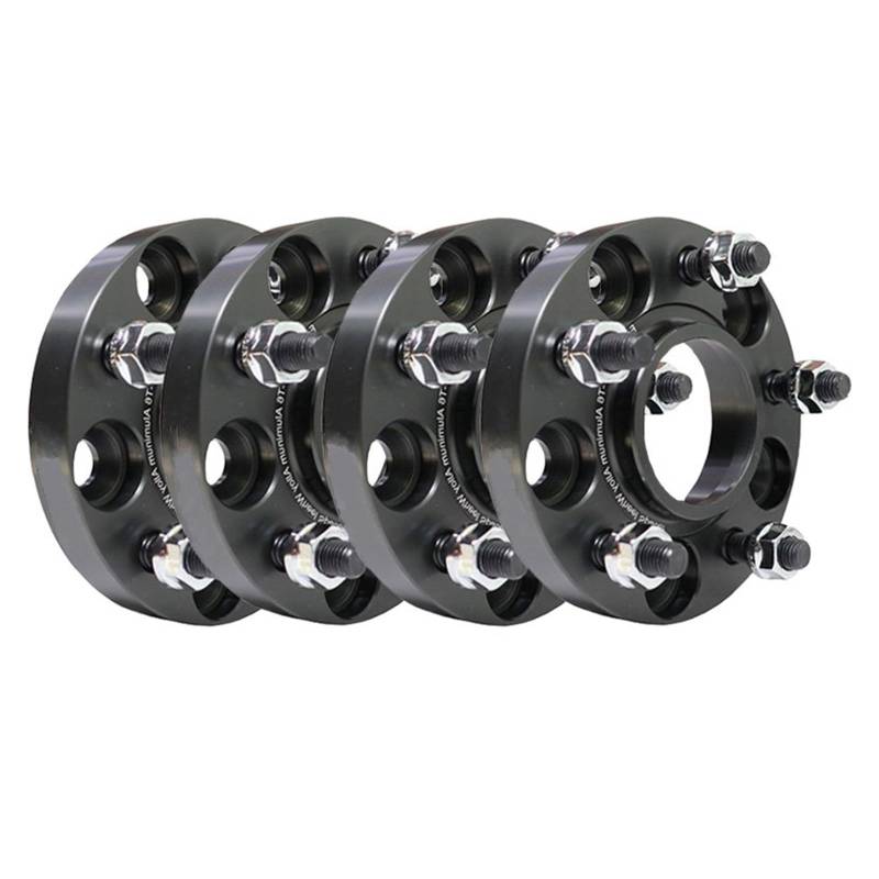 Spurverbreiterungen Für FAW Für Bestune Für T77 2PCS 5X 100 57.1 M14x1.5 Flansch Platte T6-7075 Spurverbreiterungen Nabe Verbreiterter Adapter Wheel Spacers Hinten(4pcs 30mm-BK) von Xxiucj