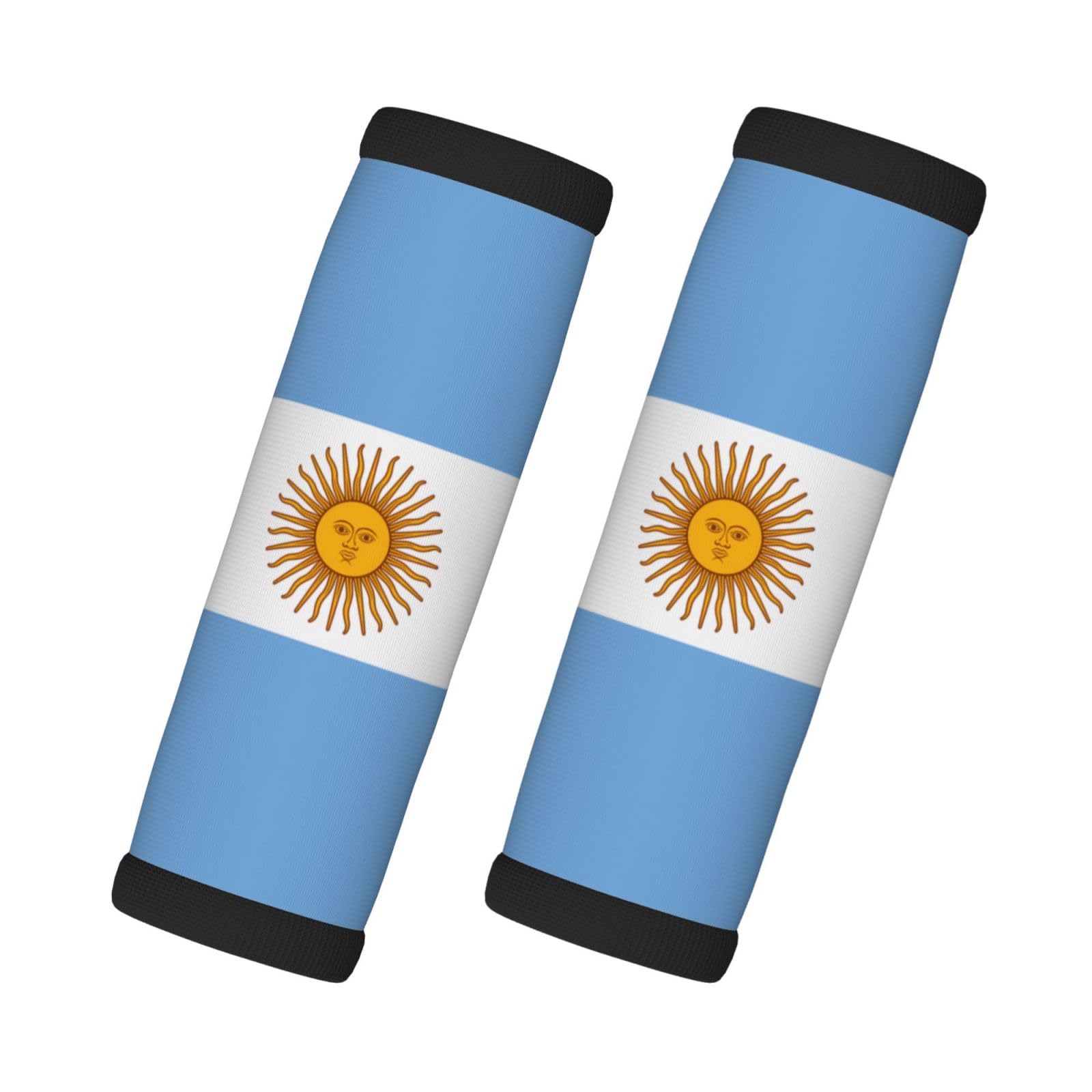 Gepäckgriffe mit argentinischer Flagge, Neopren, Reisezubehör für einfache Identifizierung, 2 Packungen von Xzdal