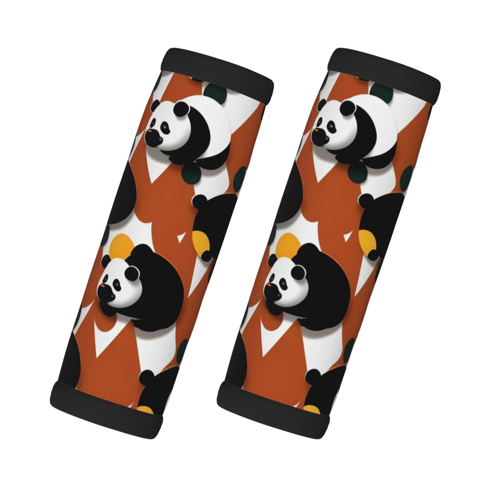 Tumbling Panda Gepäckgriffe, Neopren, Reisezubehör für einfache Identifizierung, 2 Packungen von Xzdal