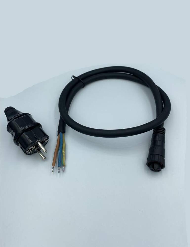 Y&H 2 m 3 x 2.5 mm AC cable suitable for SG series waterproof inverters 300-700 W von Y&H