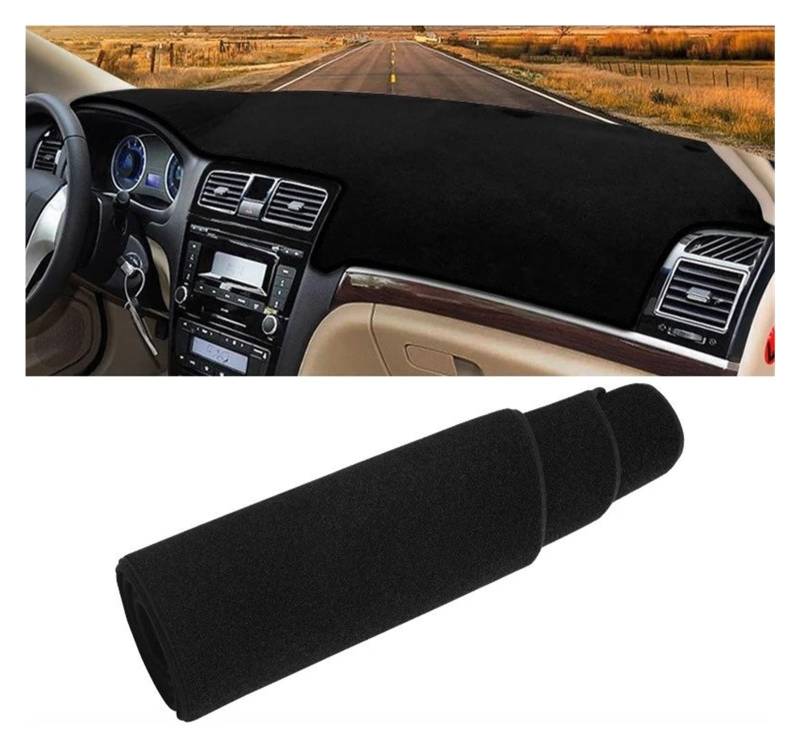 Armaturenbrettabdeckung Matte Für Geely Für Emgrand EC8 EC820 2011-2015 LHD Auto Dashboard Abdeckung Vermeiden Licht Pads Sonnenschutz Anti-UV Matten rutschfeste(Black Side) von YAKISA