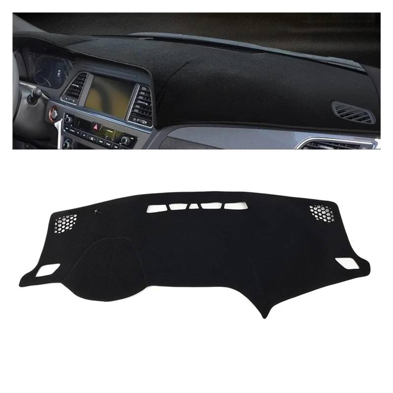 Armaturenbrettabdeckung Matte Für Hyundai Für Sonata 2015 2016 2017 2018 2019 LHD Auto Dash Matte Dashboard Abdeckung von YAKISA