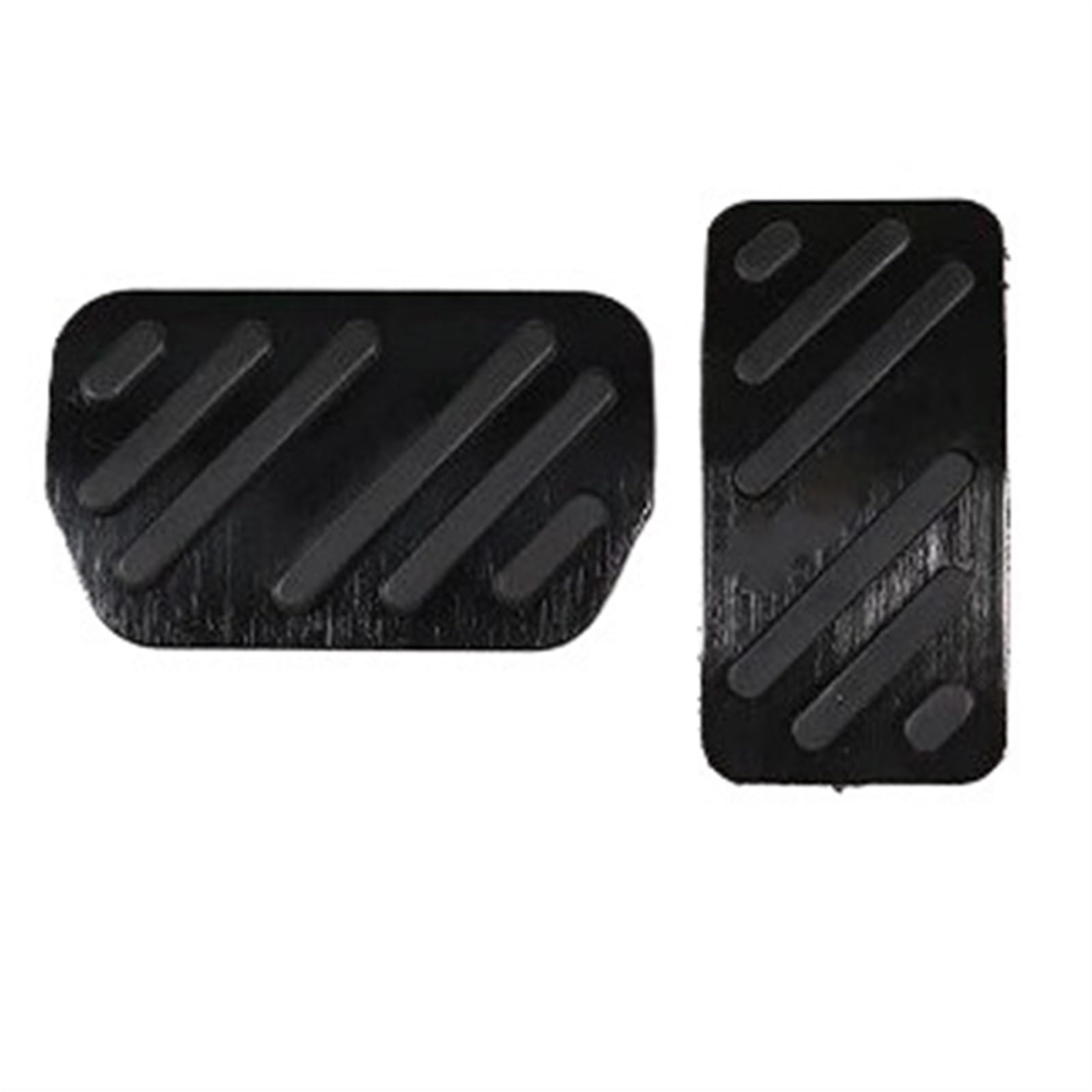 Auto Pedale Schutz Für BYD Für Seagull 2023-2024 Aluminiumlegierung Auto Gaspedal Bremspedal Abdeckung Pad Fall rutschfeste Automotive Fußstütze Pedale Abdeckplatte(Black-2PCS) von YAKISA