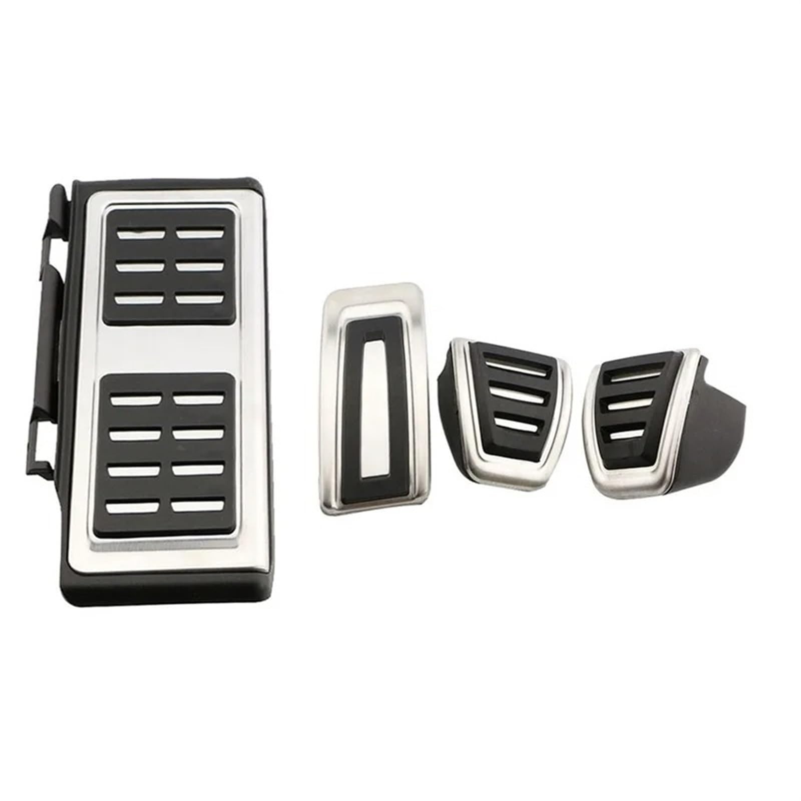 Auto Pedale Schutz Für VW Für Golf 7 Für MK7 Edelstahl Sport Gaspedal Bremse Fußstütze Pedal Abdeckung Auto Pedale Fußstütze Pedale Abdeckplatte(4 Pieces MT Style) von YAKISA