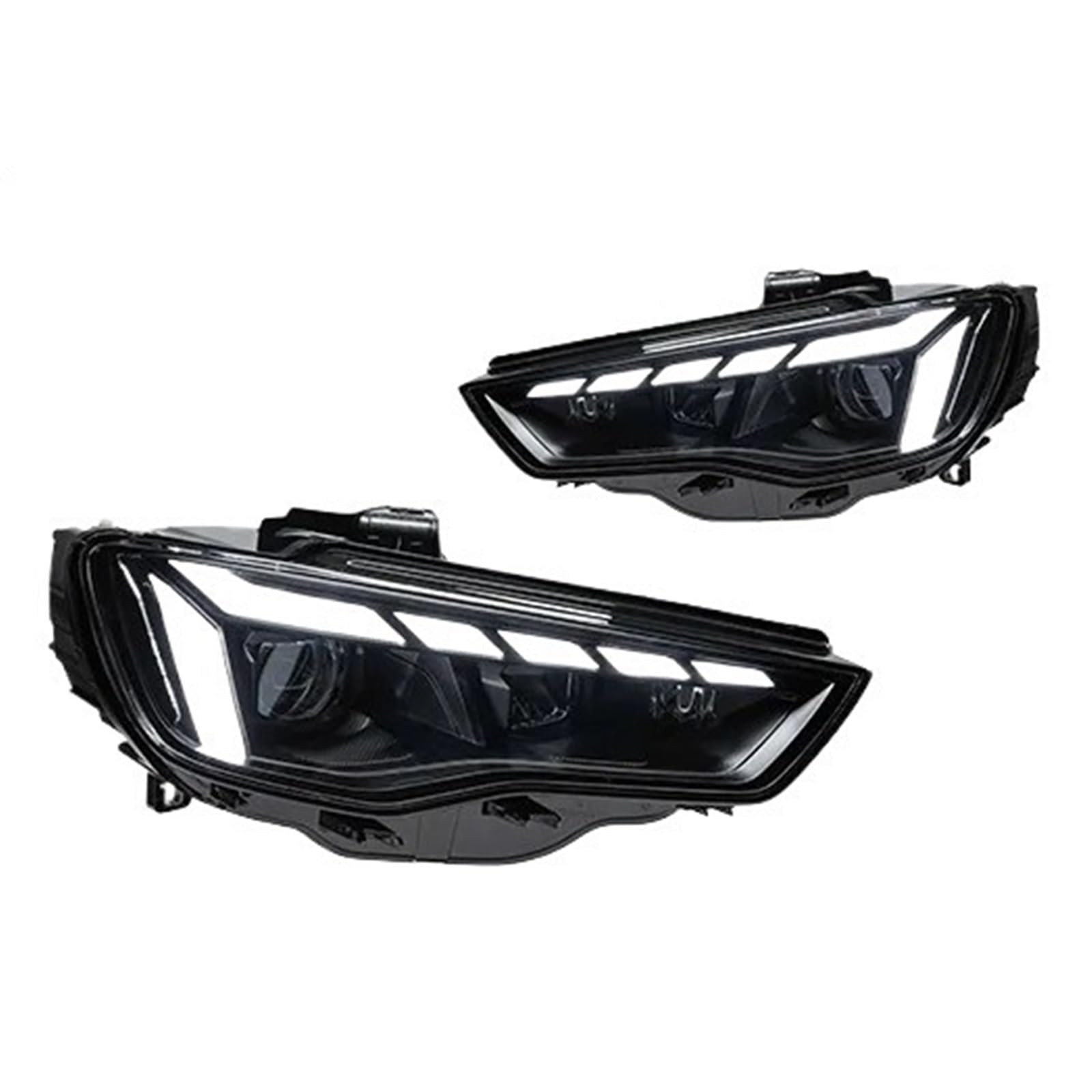 Für A3 Scheinwerfer 2013-2016 Für A3 Kopf Lampe DRL Signal Projektor Objektiv Automotive Zubehör Auto Styling Scheinwerfer Scheinwerferglas Gehäuse Streuscheibe(for Left Hand Drive,for Halogen) von YAKISA