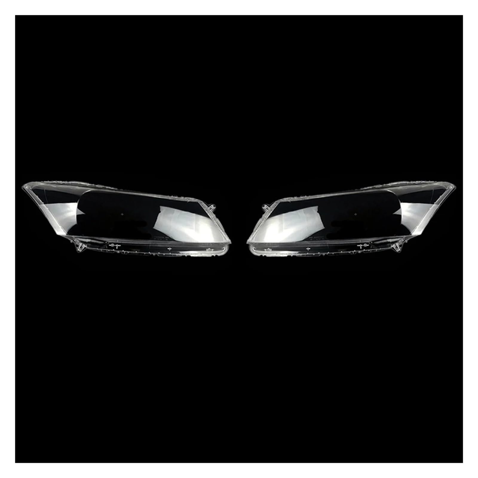 Für Accord 2008-2013 Auto Scheinwerfer Glas Abdeckung Klar Automobil Links Rechts Scheinwerfer Kopf Licht Objektiv Abdeckungen Styling Scheinwerferglas Gehäuse Streuscheibe(A Piar) von YAKISA