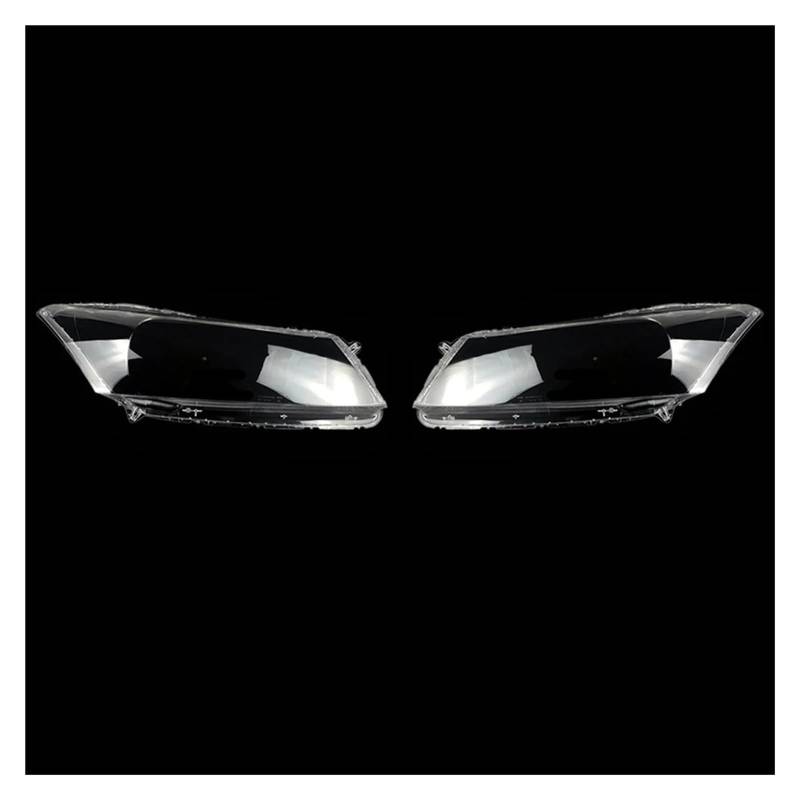 Für Accord 2008-2013 Auto Scheinwerfer Glas Abdeckung Klar Automobil Links Rechts Scheinwerfer Kopf Licht Objektiv Abdeckungen Styling Scheinwerferglas Gehäuse Streuscheibe(A Piar) von YAKISA