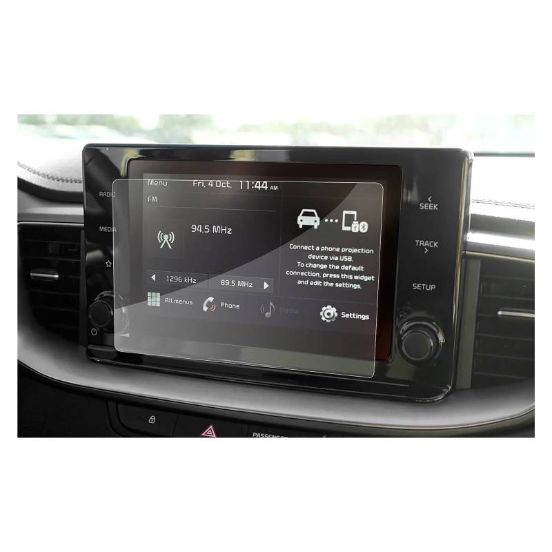 Für Auto Für 2021 Für Seltos/2020 Für Ceed III 8-Zoll-Navigation Touch Center Display Auto-Innenausstattung Navigation Schutzfolie Aus Gehärtetem Glas von YAKISA