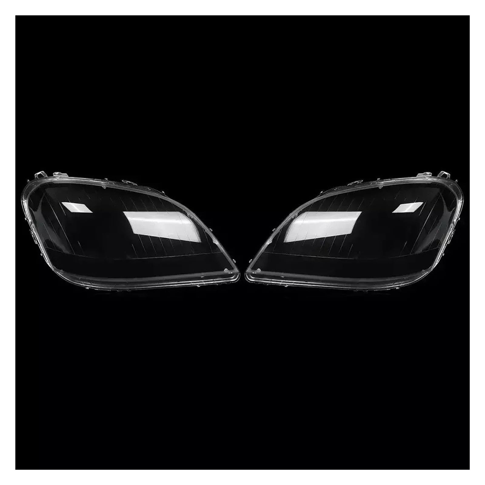 Für Benz ML-klasse 2005-2009 W164 ML350 ML500 Scheinwerfer Objektiv Abdeckung Kopf Licht Transparent Lampenschirm Shell Scheinwerferglas Gehäuse Streuscheibe(A Pair) von YAKISA