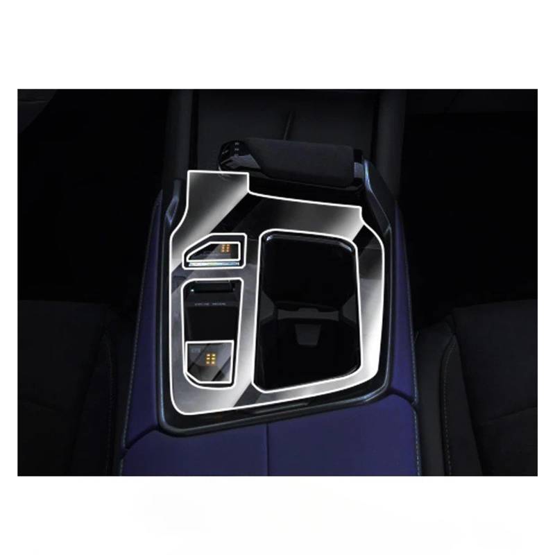 Für Changan Für Uni T 2024 2023 Getriebe Panel Center Konsole GPS Auto Innen Schutz Film TPU Transparent Anti-Scratch Aufkleber Auto Zentrale Steuerung Trim Aufkleber(B) von YAKISA