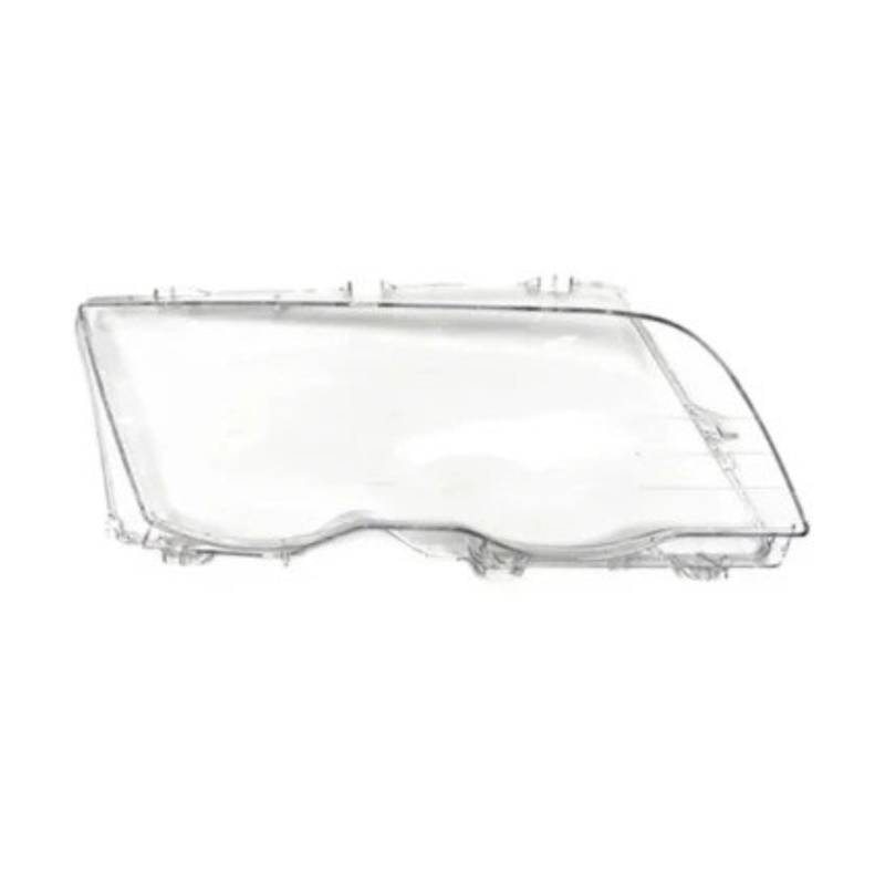 Für E46 4 Tür 3 Serie 1998-2001 63136902766 63126902754 Auto Gehäuse Front Scheinwerfer Objektiv Shell Abdeckung Glas Lampcover Scheinwerferglas Gehäuse Streuscheibe(1pc Right Side) von YAKISA