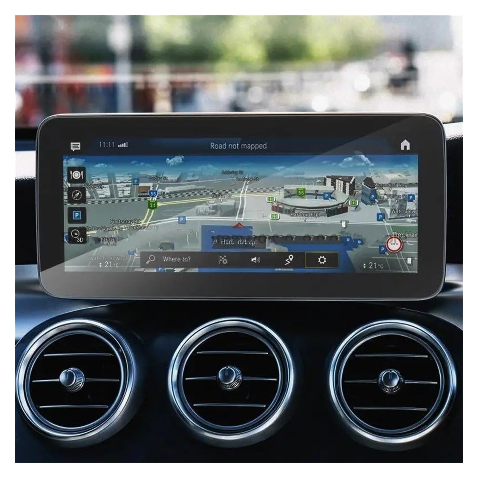 Für Für Benz Für C-klasse W205 W204 C180 C200 C260 2019 2020 10,25 Zoll Auto GPS Navigation Gehärtetem Glas Displayschutzfolie Navigation Schutzfolie Aus Gehärtetem Glas von YAKISA