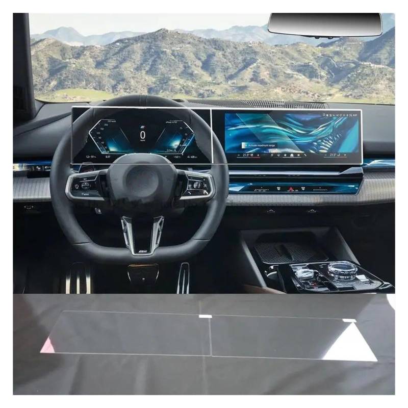 Für I5 E Für Antrieb 40 2023 12,3 Zoll Auto-Infotainment-Radio GPS-Navigationsfolie Innenraum Displayschutz Aus Gehärtetem Glas Navigation Schutzfolie Aus Gehärtetem Glas von YAKISA