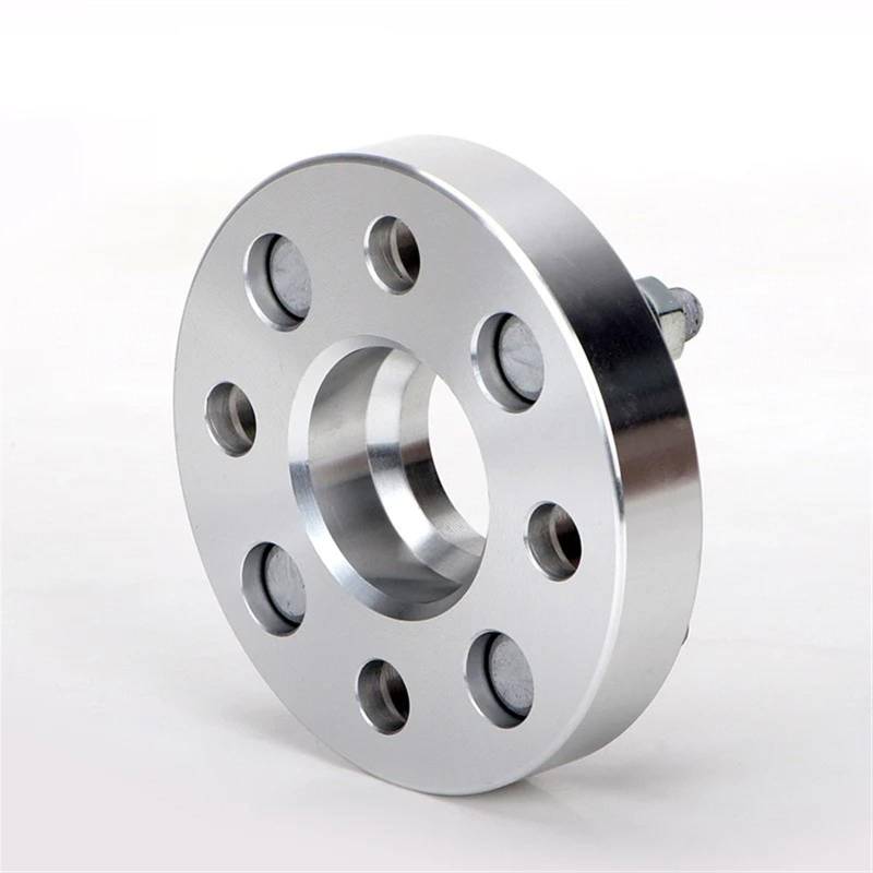 Für Mazda Für Motoren Für Serie Für Auto 2 Stück 20/25/30/35/40/50mm PCD 5x114.3 CB 67,1mm Spurverbreiterung Adapter Spurverbreiterungen Raddistanzscheiben(2PCS 25mm Silver) von YAKISA