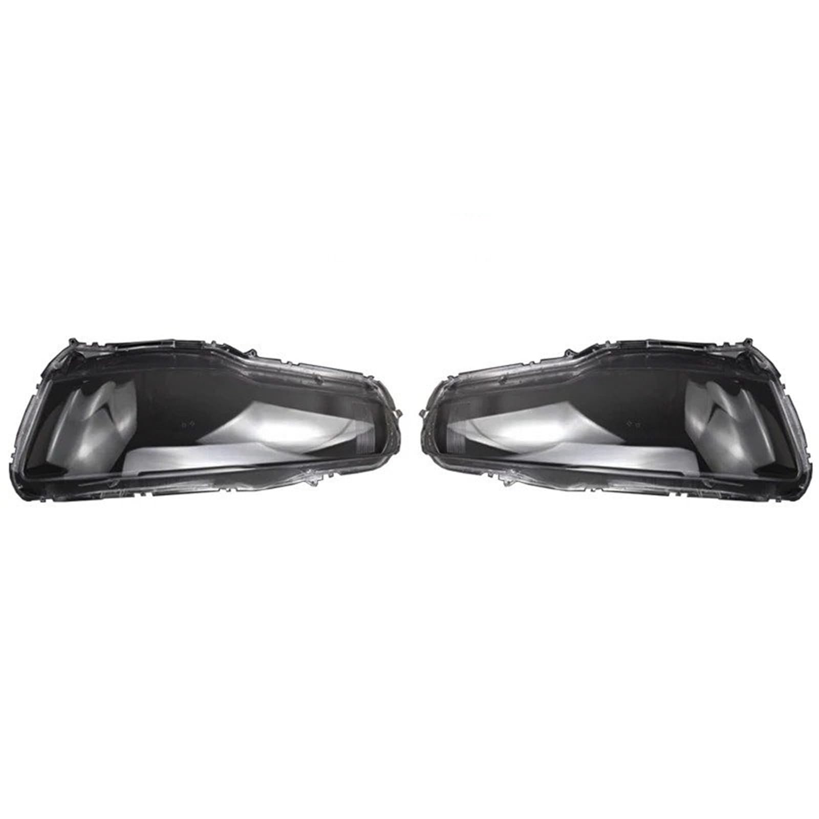 Für Mitsubishi Für Lancer Ex 2008-2016 Auto Zubehör Transparente Lampe Schatten Scheinwerfer Gehäuse Auto Scheinwerfer Objektiv Abdeckung Scheinwerferglas Gehäuse Streuscheibe(Pair) von YAKISA