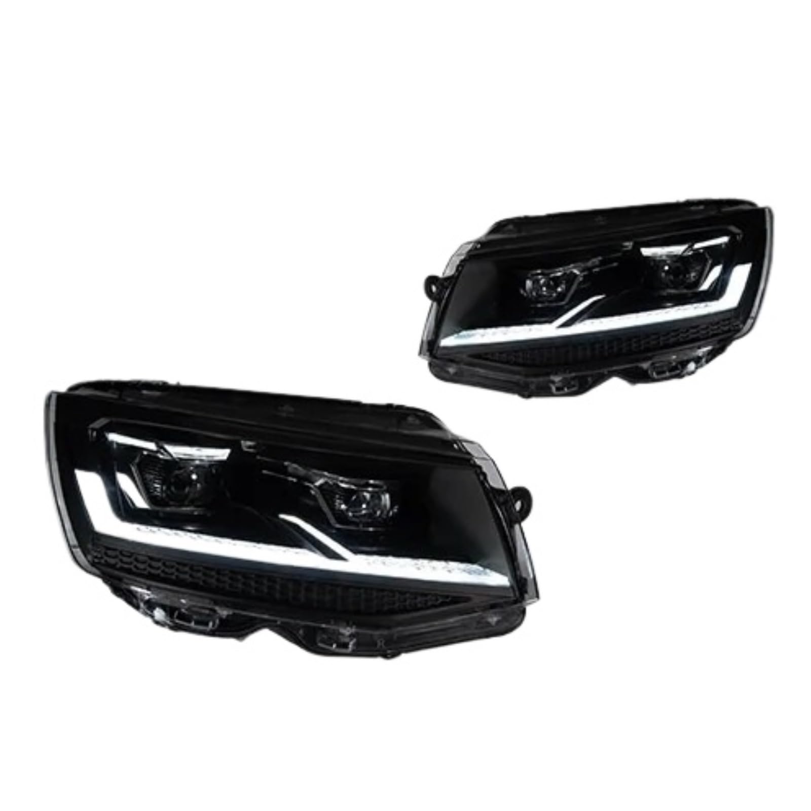 Für Multivan Für T5 Für T6 Scheinwerfer 2010-2021 Scheinwerfer DRL Kopf Lampe Blinker Fernlicht Engel Auge Projektor Objektiv Scheinwerferglas Gehäuse Streuscheibe(5) von YAKISA