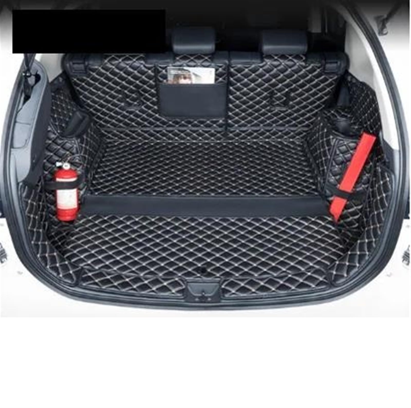 YAKISA Kofferraummatte Für Mitsubishi Outlander Für 4WD Für 2WD 2013-2021, Schwarz, EVA (Ethylen-Vinylacetat), One Size von YAKISA