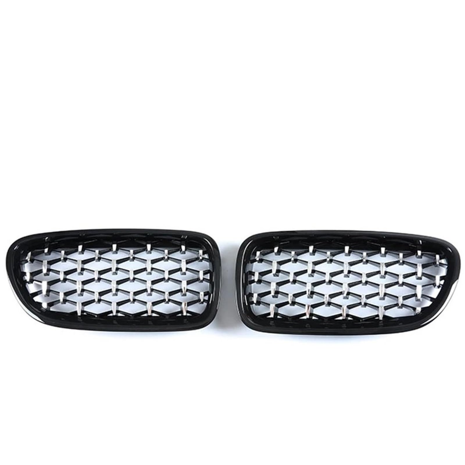 Kühlergrille Für 5 Series F10 F11 2010-2017 Kühlergrill Mitte Net Grills Montage Rahmen Abdeckung Außen Bodykit Teile Auto Zubehör Auto Frontgrill(Black Style B) von YAKISA