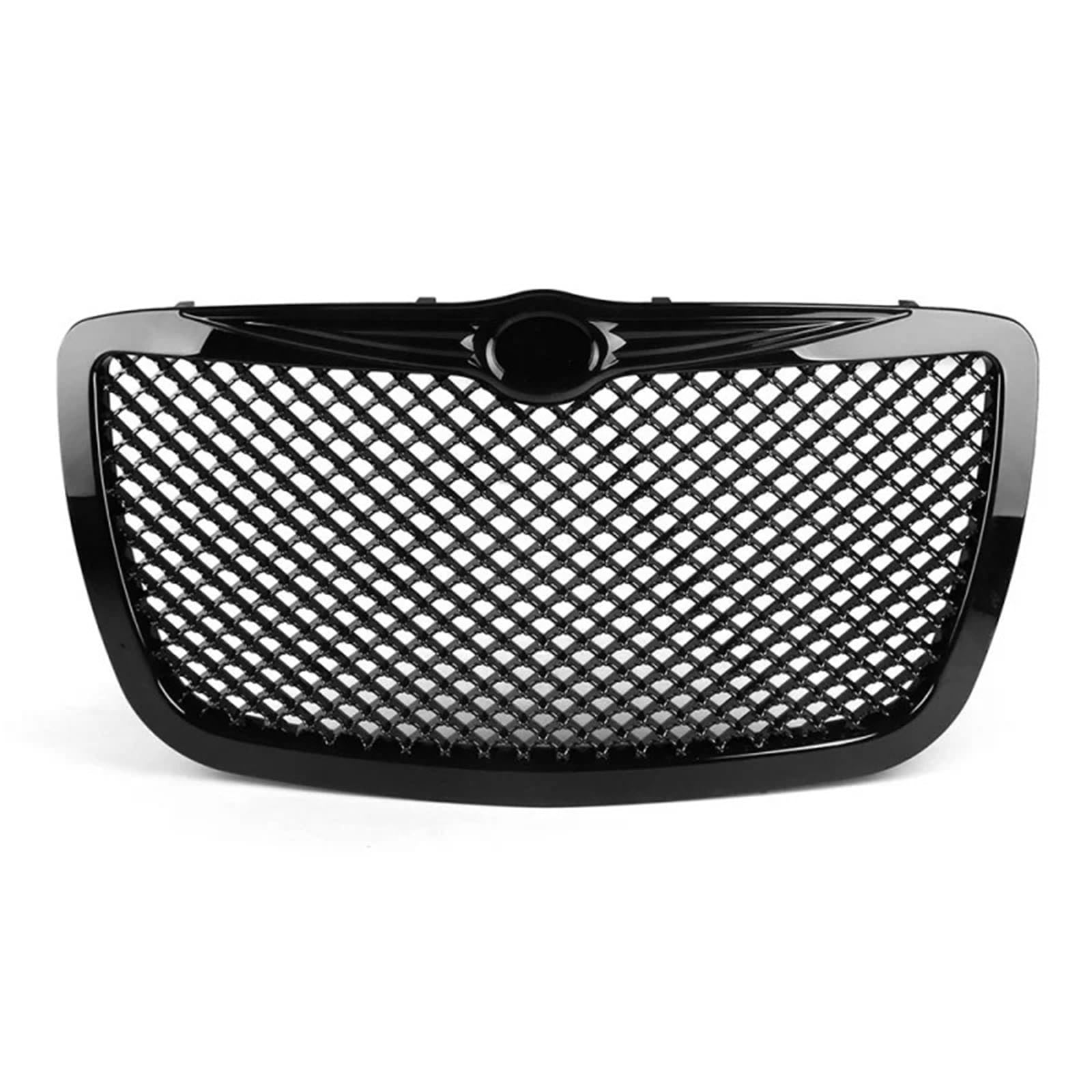 Kühlergrille Für Chrysler 300/300C 2005–2010 Zubehör Grill Auto-Modifikation Mittleres Netz Geeignet Auto Frontgrill(Black) von YAKISA