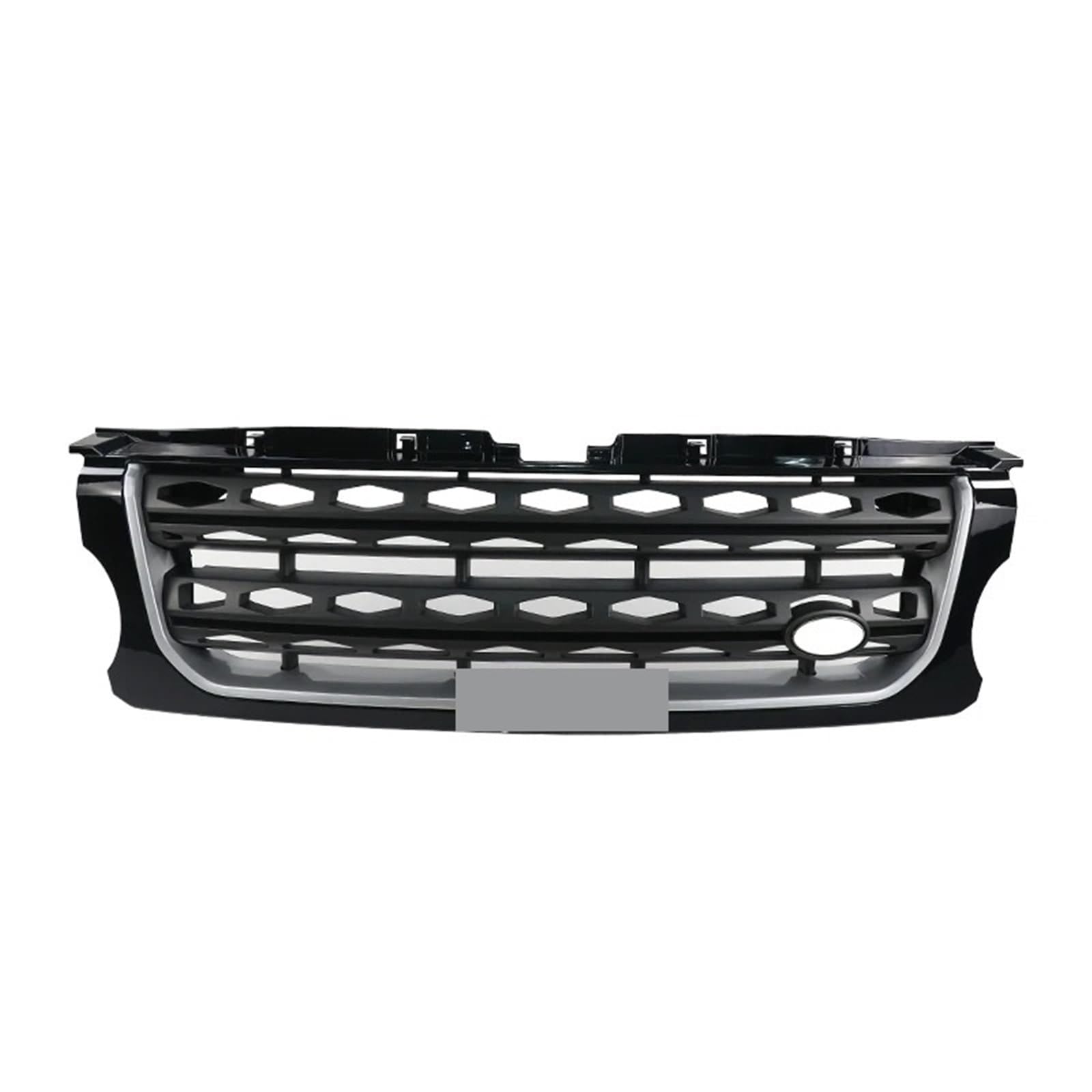 Kühlergrille Für Land Für Rover Für Discovery 4 LR4 2014 2015 2016 L319 Frontschürze Center Panel Styling Oberen Racing Grills Auto Zubehör Grille Auto Frontgrill(Black Frame Gray net) von YAKISA