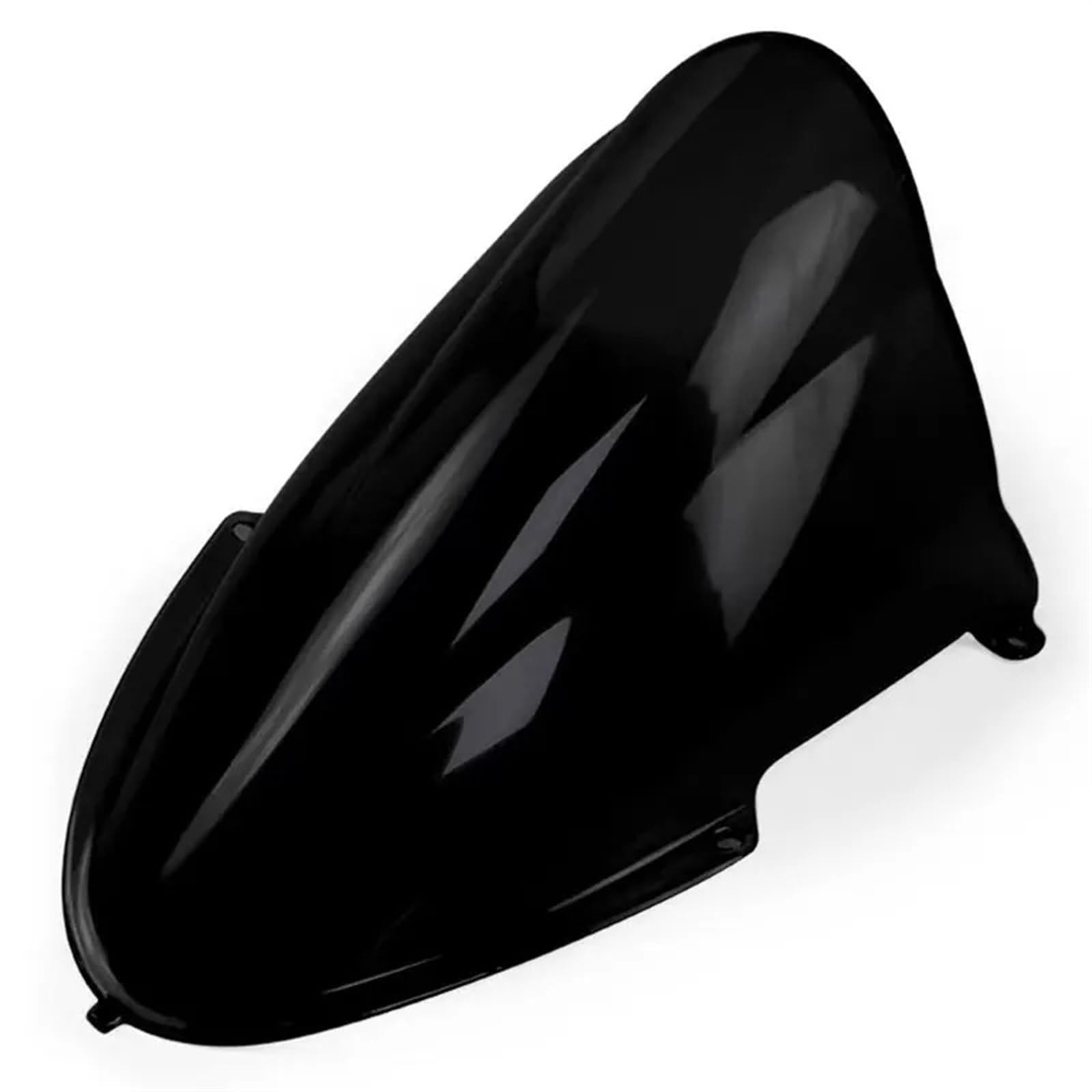 Motorrad Windschild Für Aprilia RS660 RS 660 2020 2021 2022 2023 2024 Motorrad Windschutz Bildschirm Windabweiser Bildschirm Double Bubble Windschutzscheibe Windabweiser Windschutzscheibe(Black) von YAKISA