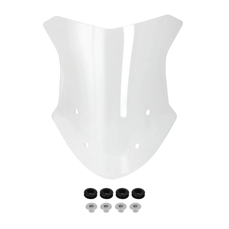 Motorrad Windschild Für Benelli Für TRK702 Für TRK702X 43CM Für TRK 702 702X Windschutzscheibe Windschutz Windschutz Bildschirm Deflektoren Front Glas Spoiler Protector Windabweiser Windschutzscheibe( von YAKISA