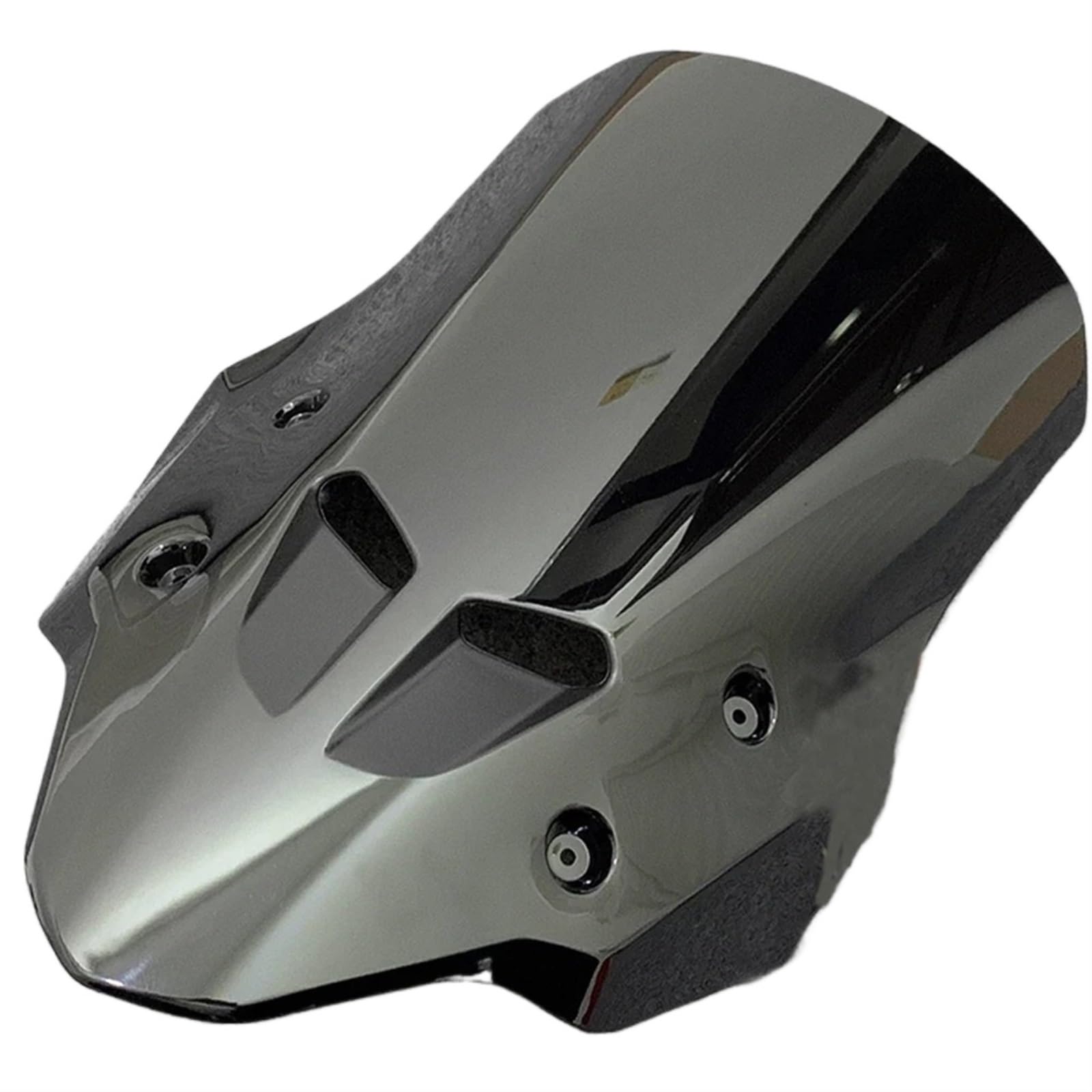 Motorrad Windschild Für CB500X 2018 2019 2020 2021 2022 2023 CB 500X Motorradzubehör Windschutzscheibe Windschutz Deflektor Bildschirm Double Bubble Windabweiser Windschutzscheibe(Black) von YAKISA