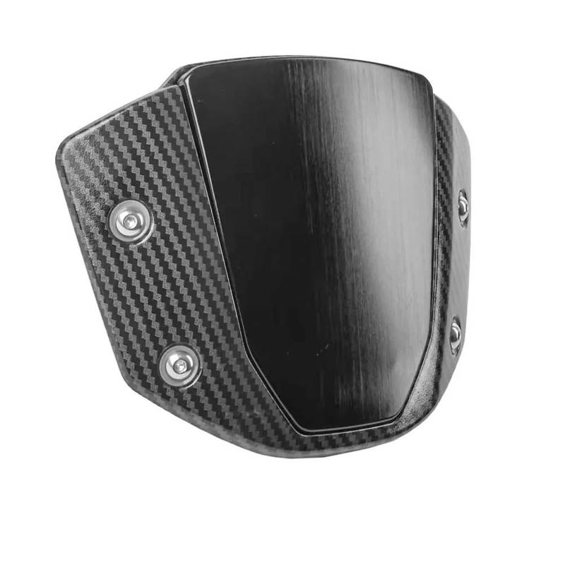 Motorrad Windschild Für CB650R 2019-2023 Für CB1000R 2018-2020 Windschutzscheibe Motorrad Windschutzscheibe Vorne Sport Windabweiser Schutz Abdeckung Windabweiser Windschutzscheibe(Black Carbon) von YAKISA