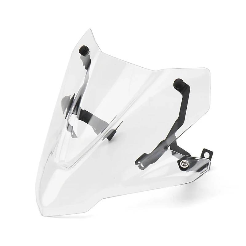 Motorrad Windschild Für CB750 Für Hornet CB 750 Für Hornet 2023 Motorradzubehör Sport Windschutzscheibe Acryl Frontscheibe Visier Deflektor Windabweiser Windschutzscheibe(Transparent) von YAKISA