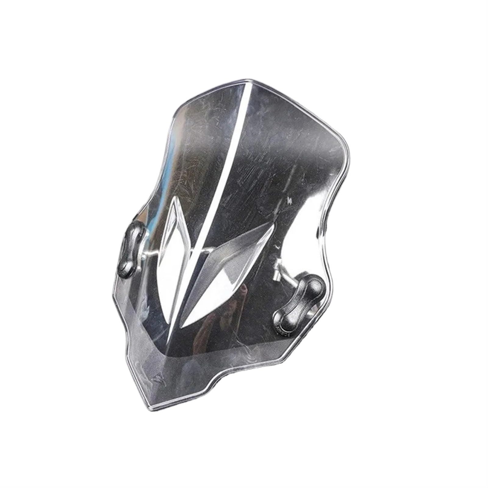 Motorrad Windschild Für CFMOTO 450NK NK450 CF 450 NK Motorrad Windschutz Windschutz Wind Bildschirm Mit Montage Halterung Front Glas Windabweiser Windschutzscheibe(Clear) von YAKISA