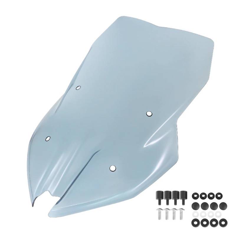 Motorrad Windschild Für F900XR F 900 Für F900 XR 2020-2023 Motorrad Windschutzscheibe Windschutz Windschutz Deflektor Schutz Bildschirm Visier Mit Schrauben Windabweiser Windschutzscheibe(Smoke) von YAKISA