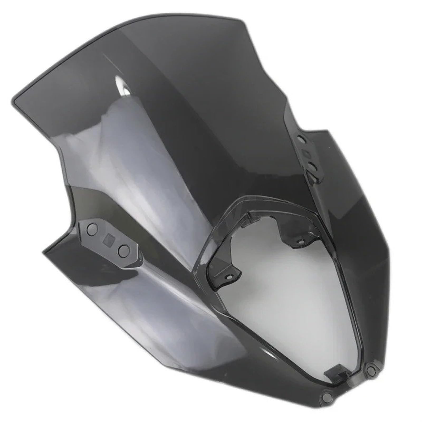 Motorrad Windschild Für Kawasaki Für Ninja 650 Für EX650 Für ER-6F ER6F Für Ninja650 ER 6F 2020 2021 2022 2023 2024 Bildschirm Motorcycl Windschutzscheibe Windschutz Schwarz Windabweiser Windschutzsch von YAKISA