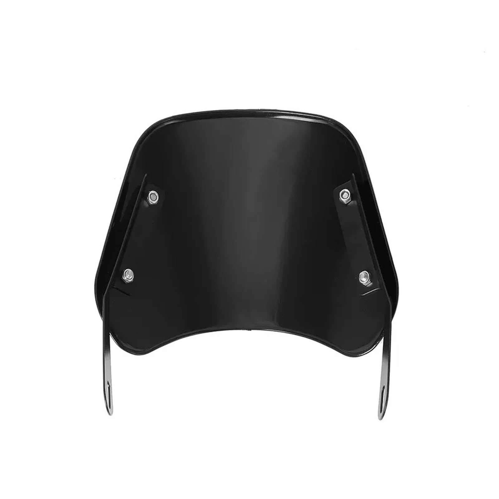 Motorrad Windschild Für Kawasaki Für Suzuki Cafe Racer Motorrad Universal Schwarz Windschutzscheibe Windabweiser Windschutzscheibe Verkleidung Windabweiser Windschutzscheibe von YAKISA