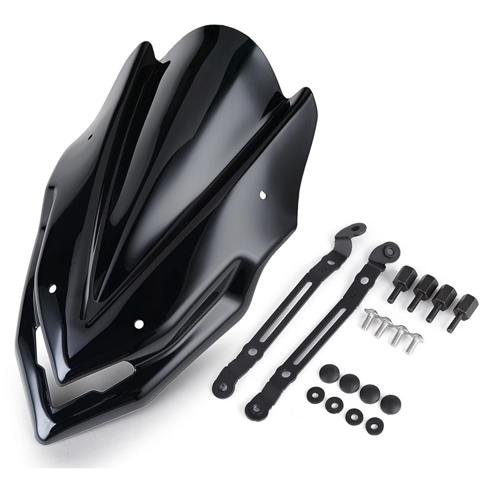 Motorrad Windschild Für Kawasaki Für Z900 Z 900 2017 2018 2019 Windschutzscheibe Windschutz Motorrad Windabweiser Windabweiser Windschutzscheibe(Smoke) von YAKISA