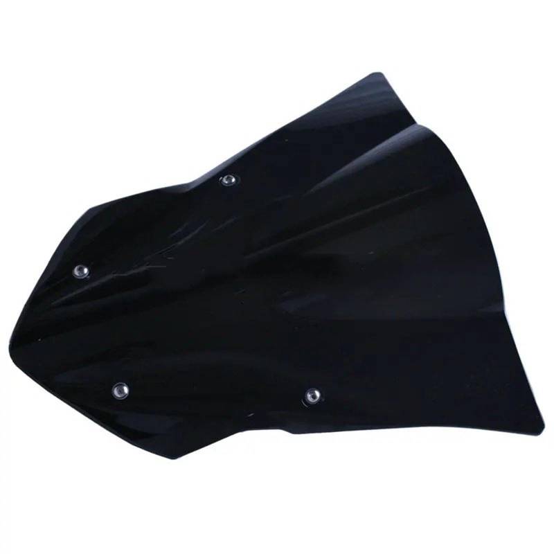 Motorrad Windschild Für Kawasaki Für Z900 Z 900 Für ZR900 2017 2018 2019 Motorrad Windschutzscheibe Parabrisas Windschutz Bildschirm Windabweiser Schwarz Iridium Windabweiser Windschutzscheibe(Black) von YAKISA