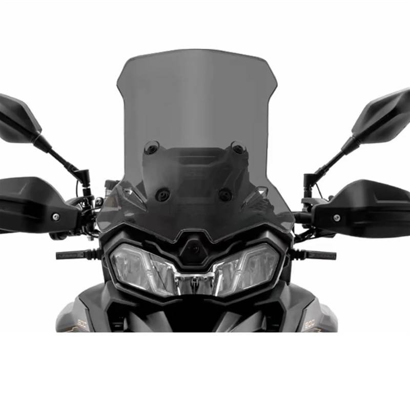 Motorrad Windschild Für Loncin Für VOGE Für Valico 900 Für DSX DS 900 X DS900X ANGEHOBENE WINDSCHUTZSCHEIBE Motorrad-Windschutzscheibe Erhöhen Sie Den Windschutz-Deflektor Windabweiser Windschutzschei von YAKISA