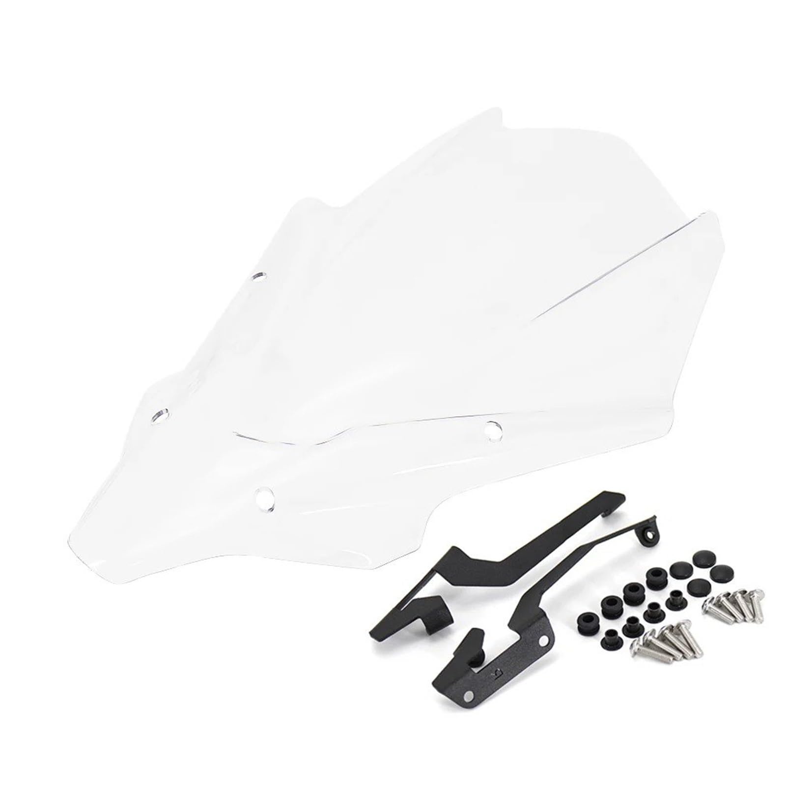 Motorrad Windschild Für MT-07 Für MT 07 Für MT07 Für Mt07 2021 Motorrad Windschutzscheibe Windschutz Frontscheibe Zugehörigkeit Transparent/Rauch Schwarz Windabweiser Windschutzscheibe(Transparent) von YAKISA