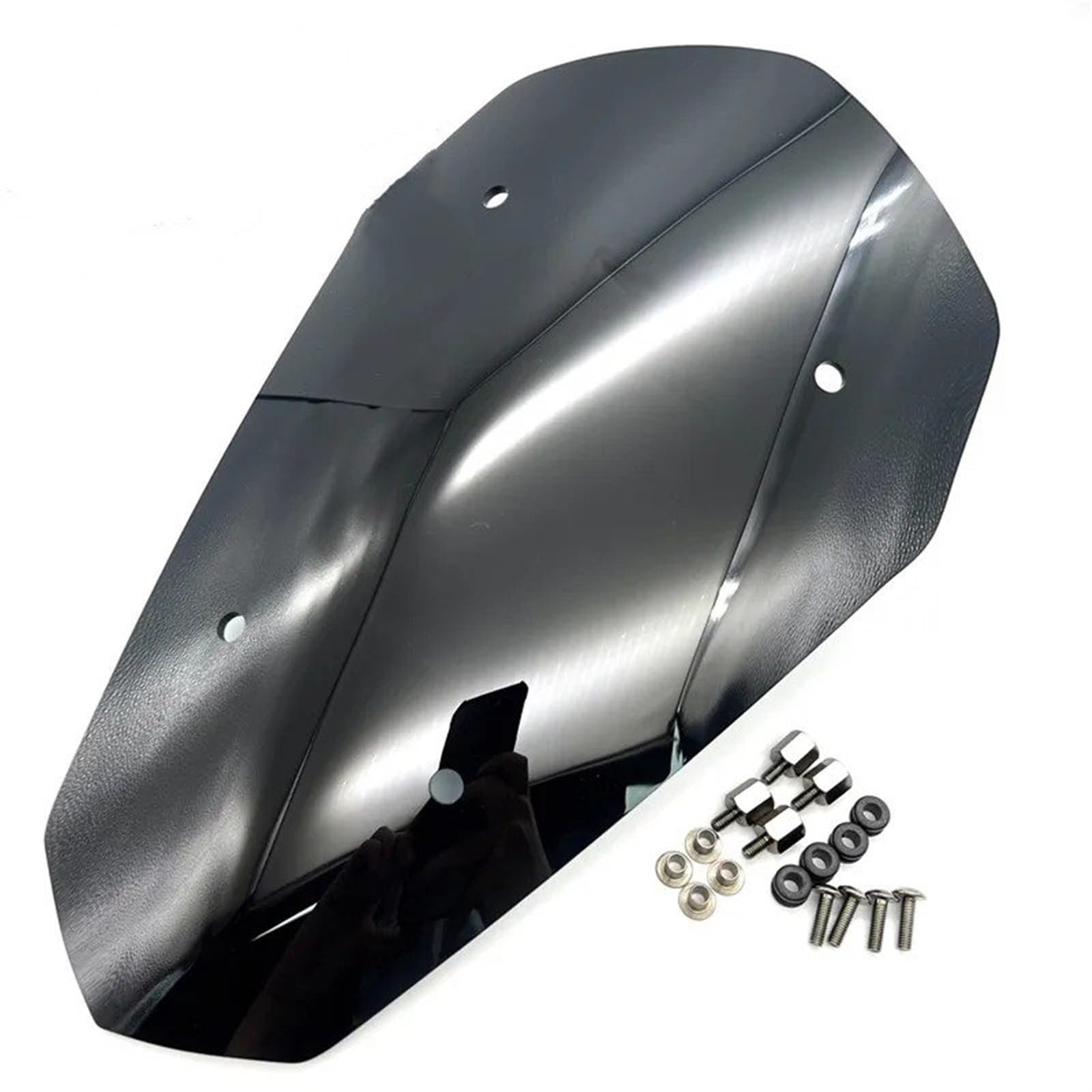 Motorrad Windschild Für MT-07 Für Tracer Für MT07 Für Tracer 2020 2021 Motorrad Touring Sport Windschutzscheibe Deflektor Windschutzscheibe Windabweiser Windschutzscheibe(Black) von YAKISA