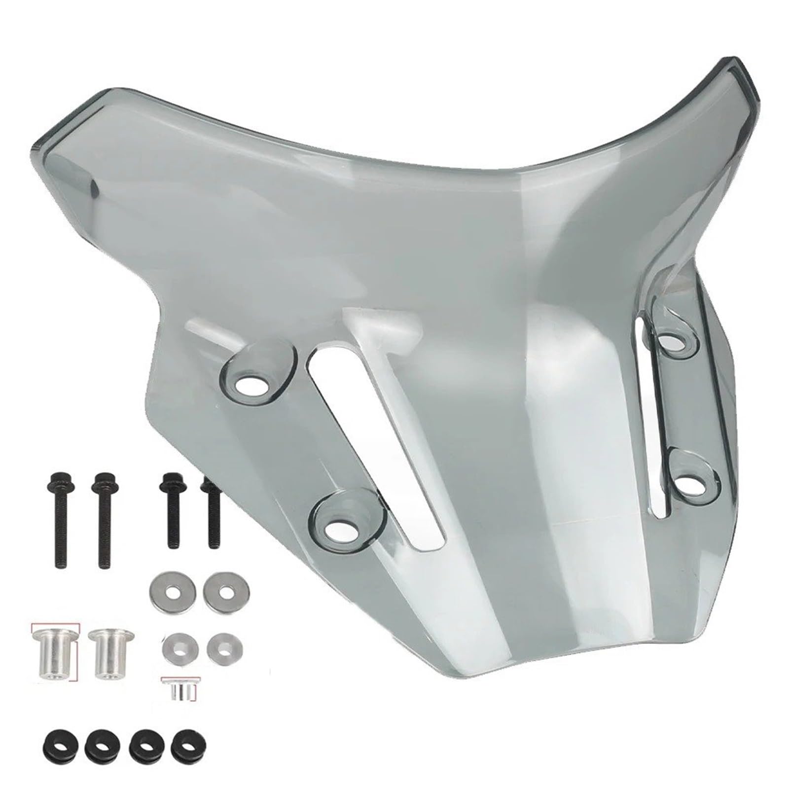 Motorrad Windschild Für MT-09 Für MT09 SP MT Für FZ 09 2021 2022 2023 Motorrad Frontscheibe Windschutzscheibe Winddicht Air Windschutz Deflektor Windabweiser Windschutzscheibe(Smoke) von YAKISA