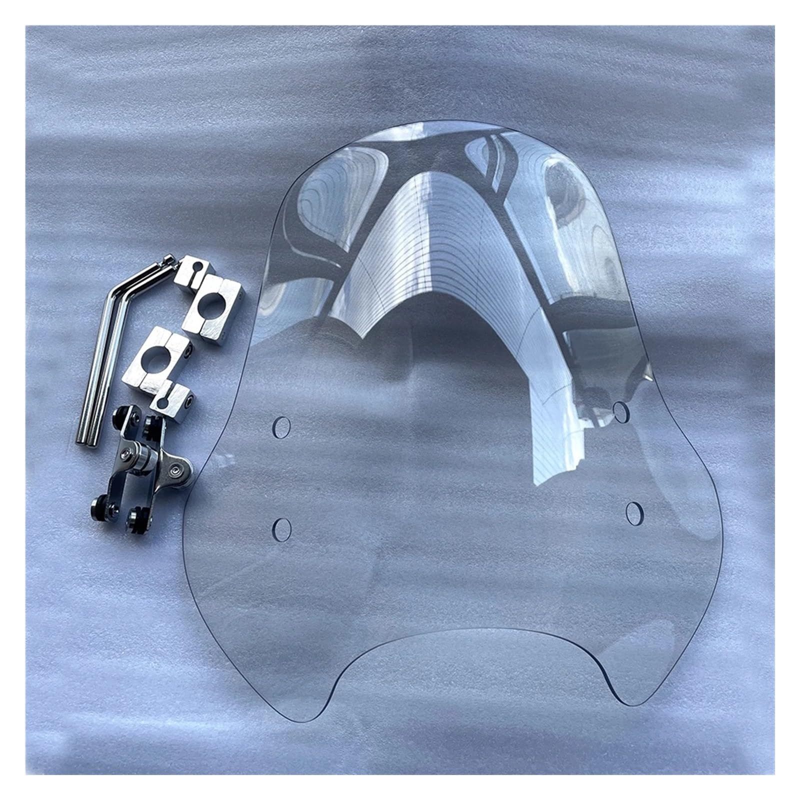 Motorrad Windschild Für Shadow VT Für VTX 400 500 600 750 1100 Motorrad-Windschutzscheibe Modifizierte Windschutzscheibe Modifizierte Frontscheibe Windabweiser Windschutzscheibe von YAKISA