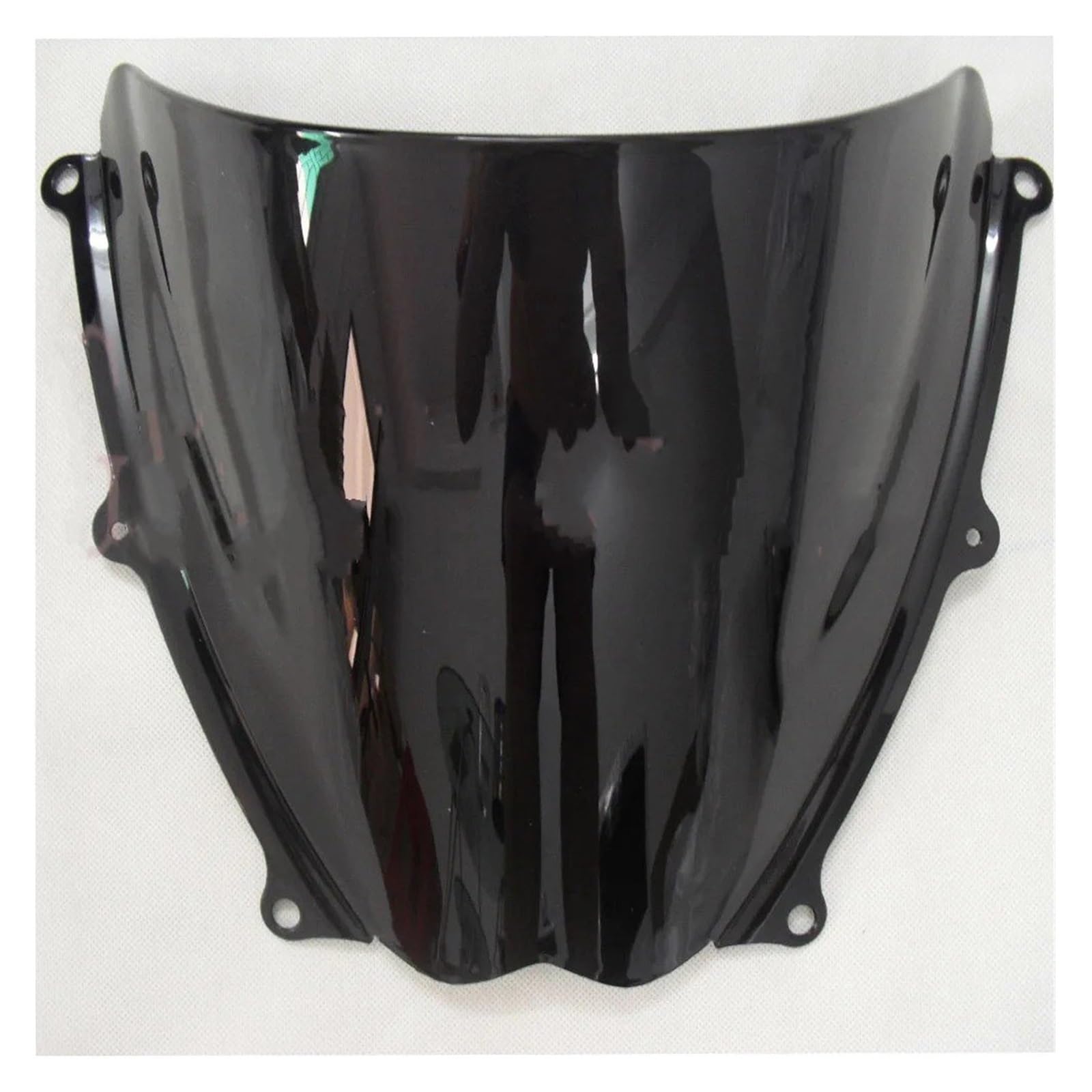 Motorrad Windschild Für Suzuki Für GSX-R1000 Für GSXR1000 K7 2007 2008 07 08 ABS Motorrad Windschutzscheibe Rauch Windabweiser Windschutzscheibe(Black) von YAKISA