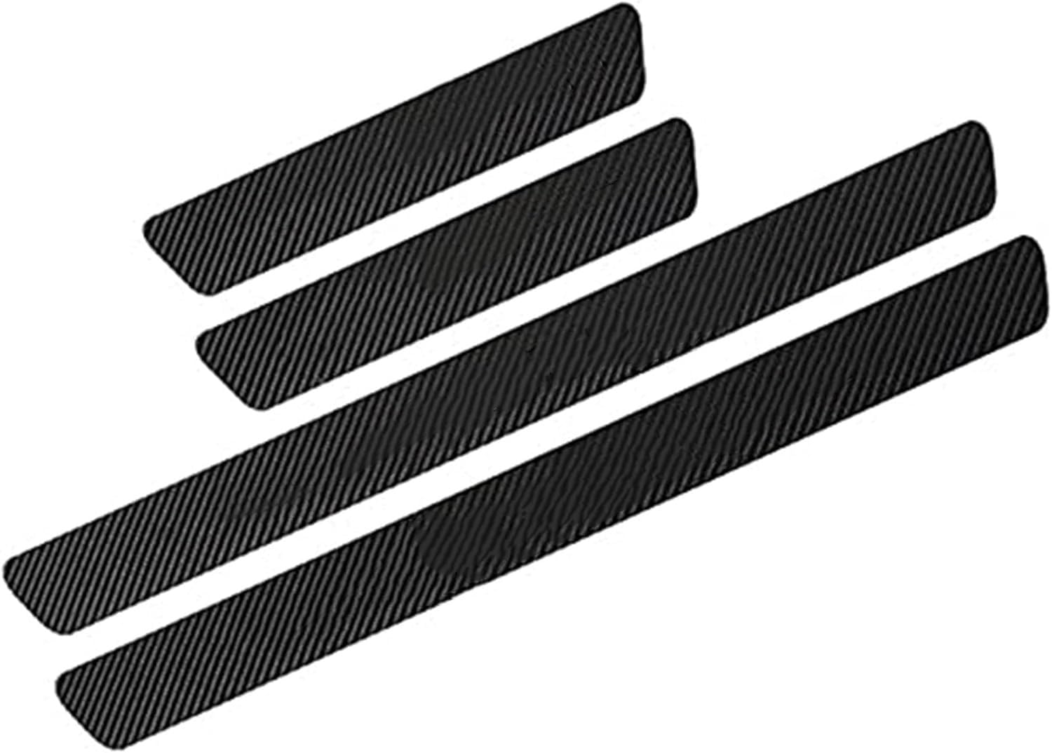Carbonfaser Auto Einstiegsleisten Schutz für FIAT Siena HLX, Willkommenspedal Selbstklebender Schutzstreifen Auto Türeinstiegsschutz Aufkleber 4 Stück von YANBINGS