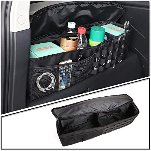 Kofferraum/Heckbox Organizer linke Seite Tablett Oxford-Tuch schwarz Multifunktions-Aufbewahrungsbox für Toyota FJ Cruiser 2007–2021 Auto-Telefonablage (linke Seite, 1 Stück) von YANER