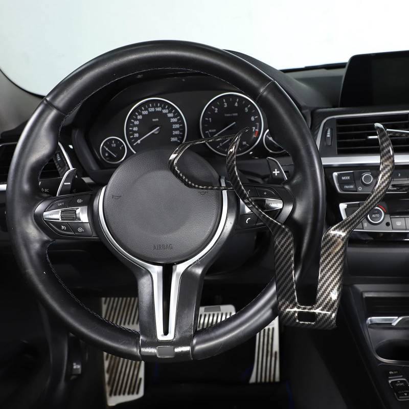 YANER Für BMW M Serie, Sportlenkradknopf, integrierter V-Form-Rahmen, ABS-Karbonfaser-Muster von YANER