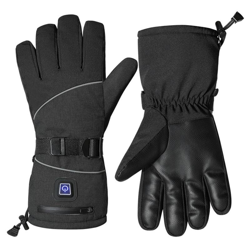 YANFJHV Beheizte Handschuhe für den Winter, elektrisch, warme Handschuhe für Männer und Frauen, automatisches Thermostat und Bildschirm, für alle Arten von Sexspielzeug Für Frauen (Black, One Size) von YANFJHV